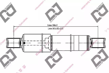 Амортизатор DJ PARTS DS1061GT